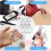 104PCS Swivel Snap Hooks with Key Rings  Metal Lobster Claw Clasp  Keychain Rings for Crafts 1.25inch/32mm silver 32mm - Buy Online on GoSupps.com
