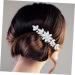 Mikinona Bangs Comb Bride Hair Accessories Wedding Bridal Hair Combs for Wedding Pearl Headpiece Floral Hair Accessories Wedding Hair Comb Hair Flower Accessories Bride Headdress Rhinestone - Buy Online on GoSupps.com