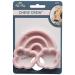 Itzy Ritzy Chew Crew Silicone Teether - Rainbow | 3+ Months | Safe & Fun for Babies - Buy Online on GoSupps.com
