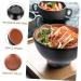 Zerodeko 3pcs Anti-Earth Clay Ramen Bowl De Ceramic Snack Bowls Household Rice Bowl Japanese Bowl Miso Soup Bowls Ceramic Soup Bowl Snack Dish Food Container Commercial Round Bowl 12X12X6.3CMx3pcs Blackx3pcs - Buy Online on GoSupps.com