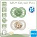 MAM Original Silicone Pacifier Set of 4 - Wood Friends (6-16 Months) with Sterilization Transport Boxes - International Shipping Available - Buy Online on GoSupps.com