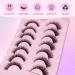 Buy MelodySusie Natural Eyelashes - 7 Pairs Wispy 13mm Short Mink Strip Lashes - Fluffy Cat Eye Lashes (No Glue Included) - Perfect for Natural Look - Buy Online on GoSupps.com