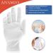 Ansmio 3 Pairs of 100% Cotton Jersey Gloves - Soft Protective Fabric Gloves - White - Size S (23 cm) - Ideal for All-Day Comfort & International Shipping - Buy Online on GoSupps.com