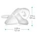 Evenflo Feeding Balance Plus Stage 2 Orthodontic Baby Pacifier - 6 Months+ Clear (Pack of 6) - Buy Online on GoSupps.com