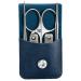 Nail Clippers Set Manicure Set Stainless Steel Nail Clippers Set with Sharp Nail Cutter for Gift Everyday use (Color : Blue)