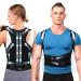 Back Brace Posture Corrector for Women and Men Back Straightener Posture Corrector Adjustable Straightener Upper Back Brace Relief Neck Shoulder Brace Clavicle and Back Pain L Large Black