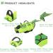 Buy Cit toile Dog Swimming Jar - Life Jacket for Small to Large Dogs | Mermaid Tail Design | Green | Safe & Stylish Dog Lifeguard Vest - Buy Online on GoSupps.com