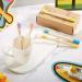 10-Pack Kids Bamboo Toothbrush Set with Soft Bristles - Natural Wood, Organic, BPA-Free - Ideal for Toddlers, Adults, Travel - Colorful Options Included - Buy Online on GoSupps.com