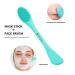 Ducare Silicone Face Mask Brush & Facial Cleansing Sponges Set - 4 PCS | Soft Double-Ended Brush for Mud, Clay, DIY Green - Beauty Essential - Buy Online on GoSupps.com