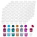 PH PandaHall 120 Pots 5ml Mini Empty Paint Pot Pod Strips Paint Strips Arts and Crafts Plastic Storage Containers for Schools  Summer Camps (6 Cups/Strips  20 Strips) 0.17 Fl Oz (Pack of 1)