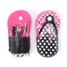 Spove Polka Dot Flip Flop Manicure Kit - Set of 6 Nail Care Party Favors - Buy Online on GoSupps.com