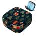 MUOOUM Christmas snowman pattern women's bandage storage bag menstrual pad bag portable menstrual cup bag with zipper for teenagers girls women women color color 6