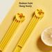 BAMFY 4 Pcs Fly Swatters Durable and Thickened Plastic Manual Fly Killer Heavy Duty with Long Handle Fly Swatters for Indoor Outdoor Mosquitoes Bees Flies Yellow - Buy Online on GoSupps.com