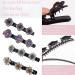 2024 New Braided Hair Clips For Women Sparkling Crystal Stone Braided Hair Clips for Women Triple Braided Hair Clips for Women Three Clip Hair Barrette (C) - Buy Online on GoSupps.com