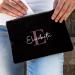 Herz & Heim Personalized Cosmetic Bag with Initial & Name - Large Size | Custom Makeup Organizer - Buy Online on GoSupps.com