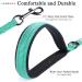 Vivaglory Traffic Handle Dog Leash - Reflective Padded Strong Metal Hook - 1.8m Turquoise Training Line for Dogs - Buy Online on GoSupps.com