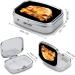 Grilled Cheese Sandwich Pill Box | 2 Compartment Portable Organizer for Vitamins & Medications - Buy Online on GoSupps.com