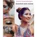 Glitzer Face Gel - Mermaid Sequins Glitter Body Gel | Festival Makeup | 3 Pack Gold Silver & White - Buy Online on GoSupps.com