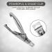 Professional Acrylic Nail Clipper for Home and Salon Use - Stainless Steel Adjustable Clipper for Fake and Acrylic Nails (Silver) - Buy Online on GoSupps.com