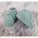 Royal Icon Baby Booties 0-3 Months - Warm & Safe Baby Slippers for Boys & Girls - Newborn Sage Green Booties Ri401 - Buy Online on GoSupps.com