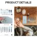 NUOBESTY 1 Set of Travel Makeup Soft Makeup Portable Cosmetics Tools Set Blue - Buy Online on GoSupps.com