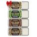 Viking Revolution 4 Pack Mens Colognes - 0.5 Oz Solid Perfume with Spiced Vanilla Sweet Tobacco Majestic Oud Bergamot - Travel Wax Balm Cologne Vanilla/Tobacco/Oud/Bergamot 0.5 Ounce (Pack of 4)