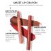 DELISOUL 6 Matte Lip Crayon Set | 2-in-1 Lip Liner and Lipstick | Long Wear Cream-to-Matte Makeup | Smudgeproof & Water-Resistant Lipstick (01) - Buy Online on GoSupps.com