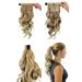 Wig Me Up Hair Part Braid Ponytail - 45cm Curly Dark Blonde & Light Curly Styles - International Shipping Available - Buy Online on GoSupps.com