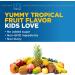 Little DaVinci Chewable Kidbiotic - Natural Tropical Fruit Flavor, 90 Tablets | Probiotics for Kids - Buy Online on GoSupps.com