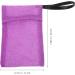 HONMEET Bath Bag Soap Shampoo Bar Pouch Shampoo Bar Bag Purple Nylon - Buy Online on GoSupps.com