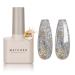 MAYCHAO Silver Gel Nail Polish 1Pc 15ML Stellar Glitter Gel Polish Soak Off UV LED Nail Polish Nail Art Starter Manicure Salon DIY at Home 0.5 OZ