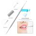 Dental Tools Kit - 6Pcs Tongue Cleaner Scraper for Fresh Breath - Medical Grade Metal Tongue Scraping Cleaner with Carrying Case - Adults and Kids Oral Care - Buy Online on GoSupps.com