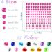 2310 Pieces Self-Adhesive Glittering Rhinestones for Face & Nail Art 14 Leaves 3-6mm Sizes | Perfect for Makeup & Crafts - Buy Online on GoSupps.com