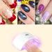 Vacnite 24W LED UV Nail Dryer with Timer Setting and Automatic Sensor LCD - Fast Nail Curing Lamp for Gels - Fingernail & Toenail - Buy Online on GoSupps.com