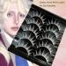 Buy White Cat Eye Wispy Spiky False Eyelashes | 5 Pairs | Natural Anime Cosplay & Halloween Lashes - MQ15 - Buy Online on GoSupps.com