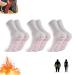 Tomalin Acupressure Self Heating Shaping Socks Afiz Tourmaline Slimming Health Sock Magnetic Self-Heating Socks Foot Massage Thermotherapeutic Sock (3PCS-B)