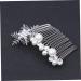 Housoutil 1pc Hair Barrettes Bridal Headpieces for Wedding Xmas Side Comb Pearl Side Comb Xmas Wedding Hair Pin Floral Wedding Pearl Hair Accessories Bride Christmas Slideshow Size 1 Silver - Buy Online on GoSupps.com
