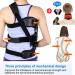 Spinal Back Orthosis Adjustable Scoliosis Corrector with Soft Shoulder Pads 3-point Mechanics Principle Structure and Relieve Pressure Adjustable 4 Levels Heighta and Position for Hunchback - Buy Online on GoSupps.com
