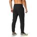 G Gradual Men's Zipper Pocket Sweatpants - Black Large | Athletic Training Joggers for Soccer, Running, Workout - Buy Online on GoSupps.com