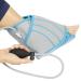 Vive Compression Ankle Ice Pack Wrap for Foot Pain Relief - Soft Cold Brace for Recovering Injuries - Support for Swelling, Sprains, & Fractures - Filled with Reusable Gel, Fits Small & Large Feet Gray