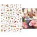 Christmas Cartoon Nail Stickers 10 Sheets Self-Adhesive Nail Decal for Kids Nail Art Decoration Design Supplies - Buy Online on GoSupps.com