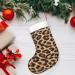 Ffexs Parrot Christmas Socks - Velvet Leopard Print One Size - Perfect for New Year Celebrations | Shop Internationally! - Buy Online on GoSupps.com