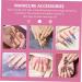 Didiseaon 1 Set Nail Practice Holder Nail Art Stand Nail Tip Holder Crystal Show Rack Nail Art Holder Nail Display Stand Manicure Tools Nail Stands for False Nails Crystal Glue Shine 4.8x4.5cm As Shown - Buy Online on GoSupps.com