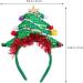 Lurrose Christmas Headbands Xmas Tree Headwear Christmas Tree Sequin Headdress with Star for Party Favor - Buy Online on GoSupps.com