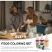 SOLUSTRE 4 Food Coloring Decor Cake Kit Kitchen Baking Supplies Candy Baking Supplies Icing Colors Cake Food Egg Coloring Kit Food Dye Cake Baking Supplies Christmas Xanthan Gum Water Oil - Buy Online on GoSupps.com
