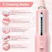 Sejoy Cordless Water Flosser - Portable Oral Irrigator for Travel & Home 270ML IPX7 Waterproof 5 Modes Pink - Buy Online on GoSupps.com