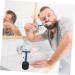 PopetPop 2 STK Razor Base Metal Bracket & Brush Stand - Durable Shower Storage for Shaving Tools - Mini Holder 3.8x3.3cm (2pcs) - Black - Buy Online on GoSupps.com