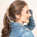 10 Large Banana Clips Nonslip Combs - Strong Hold Ponytail Holder for Women - Matte Colors - 5.3 Inch - Buy Online on GoSupps.com