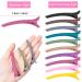 MELLIEX 20pcs Colorful Hair Clips - Professional Hairdresser Section Clips Crocodile Style for Ladies - Durable Plastic Hair Accessories - Buy Online on GoSupps.com