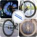 Flintronic Waterproof Bike Spoke Reflectors - 360 Warning Reflective Material Easy Assembly 96 Pieces Compatible with All Spoke Wheels - #3 Blue - Buy Online on GoSupps.com
